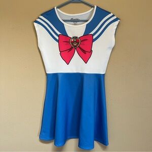 Sailor Moon Cosplay Dress - White Halloween dragoncon costume girls XL NWOT